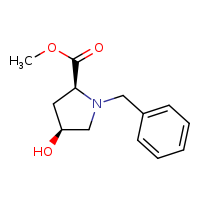 methyl (2S,4S)-1-benzyl-4-hydroxypyrrolidine-2-carboxylate