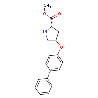 methyl (2S,4S)-4-{[1,1'-biphenyl]-4-yloxy}pyrrolidine-2-carboxylate