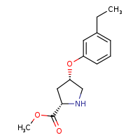 methyl (2S,4S)-4-(3-ethylphenoxy)pyrrolidine-2-carboxylate