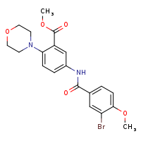 methyl 5-(3-bromo-4-methoxybenzamido)-2-(morpholin-4-yl)benzoate