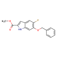 methyl 6-(benzyloxy)-5-fluoro-1H-indole-2-carboxylate