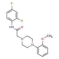 N-(2,4-difluorophenyl)-2-[4-(2-methoxyphenyl)piperazin-1-yl]acetamide