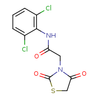 N-(2,6-dichlorophenyl)-2-(2,4-dioxo-1,3-thiazolidin-3-yl)acetamide