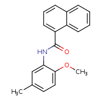 N-(2-methoxy-5-methylphenyl)naphthalene-1-carboxamide