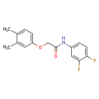 N-(3,4-difluorophenyl)-2-(3,4-dimethylphenoxy)acetamide