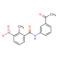 N-(3-acetylphenyl)-2-methyl-3-nitrobenzamide