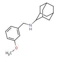 N-[(3-methoxyphenyl)methyl]adamantan-2-amine
