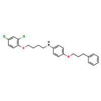 N-[4-(2,4-dichlorophenoxy)butyl]-4-(3-phenylpropoxy)aniline