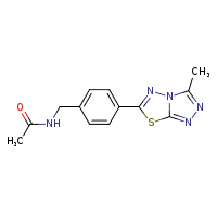 N-[(4-{3-methyl-[1,2,4]triazolo[3,4-b][1,3,4]thiadiazol-6-yl}phenyl)methyl]acetamide