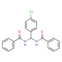 N-[(4-chlorophenyl)(phenylformamido)methyl]benzamide