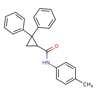 N-(4-methylphenyl)-2,2-diphenylcyclopropane-1-carboxamide