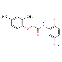 N-(5-amino-2-fluorophenyl)-2-(2,4-dimethylphenoxy)acetamide