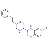 N-(5-chloro-2-methylphenyl)-1-{N'-[(2E)-4-phenylbutan-2-ylidene]hydrazinecarbonyl}formamide