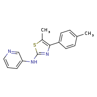 N-[5-methyl-4-(4-methylphenyl)-1,3-thiazol-2-yl]pyridin-3-amine