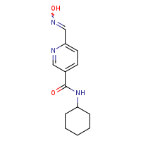 N-cyclohexyl-6-[(E)-(hydroxyimino)methyl]pyridine-3-carboxamide