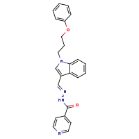 N'-[(E)-[1-(3-phenoxypropyl)indol-3-yl]methylidene]pyridine-4-carbohydrazide
