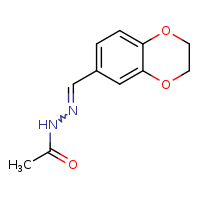 N'-[(E)-2,3-dihydro-1,4-benzodioxin-6-ylmethylidene]acetohydrazide