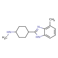 N-methyl-4-(4-methyl-1H-1,3-benzodiazol-2-yl)cyclohexan-1-amine