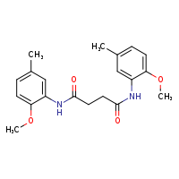 N,N'-bis(2-methoxy-5-methylphenyl)succinamide