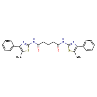 N,N'-bis(5-methyl-4-phenyl-1,3-thiazol-2-yl)pentanediamide