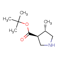 tert-butyl (3S,4S)-4-methylpyrrolidine-3-carboxylate