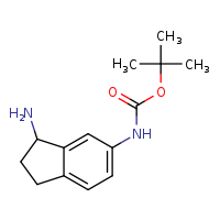 tert-butyl N-(3-amino-2,3-dihydro-1H-inden-5-yl)carbamate