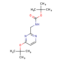tert-butyl N-{[4-(tert-butoxy)pyrimidin-2-yl]methyl}carbamate