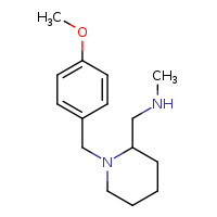 ({1-[(4-methoxyphenyl)methyl]piperidin-2-yl}methyl)(methyl)amine