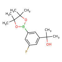 2-[3-fluoro-5-(4,4,5,5-tetramethyl-1,3,2-dioxaborolan-2-yl)phenyl]propan-2-ol