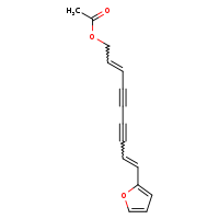 (2E,8E)-9-(furan-2-yl)nona-2,8-dien-4,6-diyn-1-yl acetate