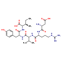 (2S,3R)-2-[(2R)-2-[(2R)-2-[(2R)-2-[(2R)-2-amino-3-carboxypropanamido]-5-carbamimidamidopentanamido]-3-methylbutanamido]-3-(4-hydroxyphenyl)propanamido]-3-methylpentanoic acid