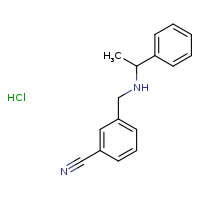 3-{[(1-phenylethyl)amino]methyl}benzonitrile hydrochloride