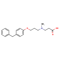 3-{[3-(4-benzylphenoxy)propyl](methyl)amino}propanoic acid