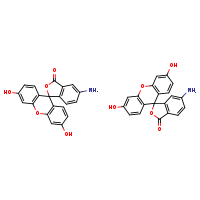 5-aminofluorescein; 6-amino-3',6'-dihydroxyspiro[2-benzofuran-1,9'-xanthen]-3-one