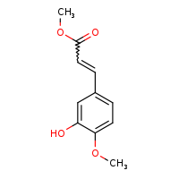 methyl 3-(3-hydroxy-4-methoxyphenyl)prop-2-enoate