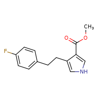methyl 4-[2-(4-fluorophenyl)ethyl]-1H-pyrrole-3-carboxylate
