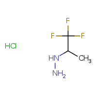 (1,1,1-trifluoropropan-2-yl)hydrazine hydrochloride