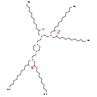 1-({2-[bis(2-hydroxydodecyl)amino]ethyl}[2-(4-{2-[bis(2-hydroxydodecyl)amino]ethyl}piperazin-1-yl)ethyl]amino)dodecan-2-ol