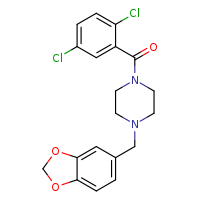 1-(2H-1,3-benzodioxol-5-ylmethyl)-4-(2,5-dichlorobenzoyl)piperazine