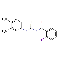1-(3,4-dimethylphenyl)-3-(2-iodobenzoyl)thiourea