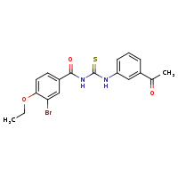1-(3-acetylphenyl)-3-(3-bromo-4-ethoxybenzoyl)thiourea