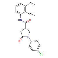 1-(4-chlorophenyl)-N-(2,3-dimethylphenyl)-5-oxopyrrolidine-3-carboxamide