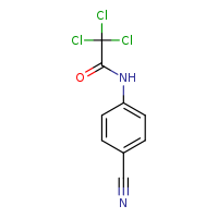 2,2,2-trichloro-N-(4-cyanophenyl)acetamide