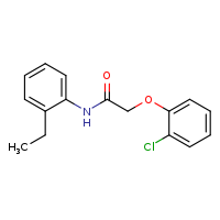 2-(2-chlorophenoxy)-N-(2-ethylphenyl)acetamide