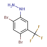 [2,4-dibromo-5-(trifluoromethyl)phenyl]hydrazine