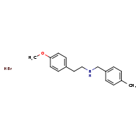 [2-(4-methoxyphenyl)ethyl][(4-methylphenyl)methyl]amine hydrobromide