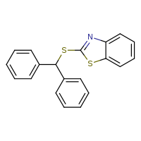 2-[(diphenylmethyl)sulfanyl]-1,3-benzothiazole