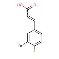 (2E)-3-(3-bromo-4-fluorophenyl)prop-2-enoic acid