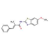 (2E)-N-(6-methoxy-1,3-benzothiazol-2-yl)-2-methyl-3-phenylprop-2-enamide