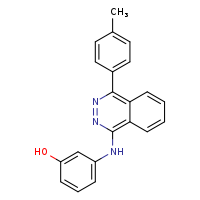 3-{[4-(4-methylphenyl)phthalazin-1-yl]amino}phenol
